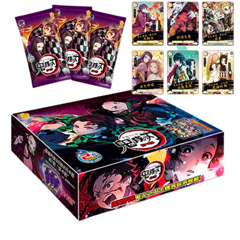 Buy Demon Slayer Cards Ccg Collectible Anime Booster Card Box Trading