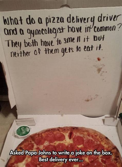 Gynecologist Pizza Delivery Joke Epicurianorganisations