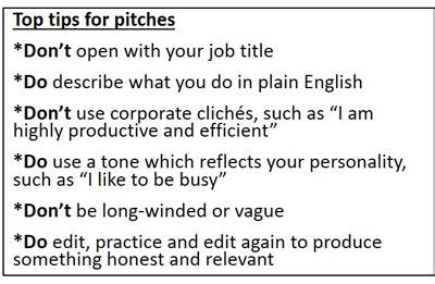 Don't beat yourself up if your sales pitch doesn't work: How to write an elevator speech about yourself ...