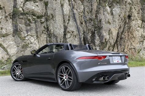 Yep, press a button, and in 12 seconds you'll have the wind in your hair and exhaust note in your eardrums. Drive: 2016 Jaguar F-type R Convertible Review