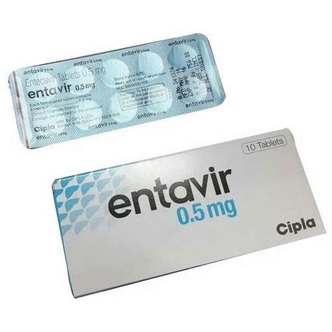 Entecavir 05 Mg Entavir Tablets Packaging Type Box At Rs 370strip
