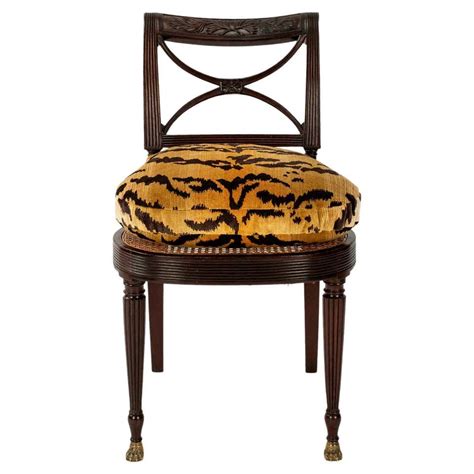 Mahogany Classical Lyre Side Chair Duncan Phyfe New York Circa 1815 For Sale At 1stdibs