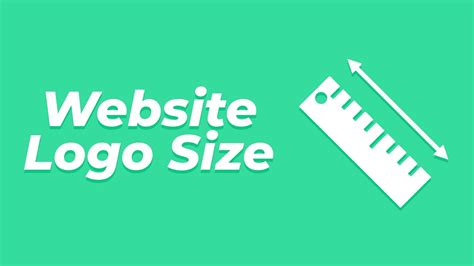 What Is The Best Logo Size For A Website Youtube
