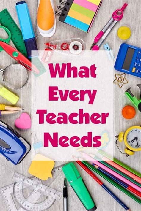 What Every Teacher Needs