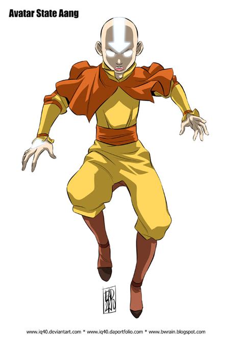 Avatar State Aang By Iq40 On Deviantart