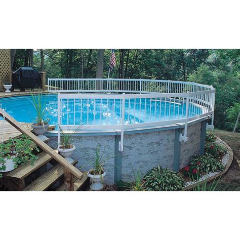 For over 25 years we have continued to improve the aesthetics, design, strength, ease of installation and complimenting products for our customers. GLI Above Ground Pool Fence Kit - White - Walmart.com ...