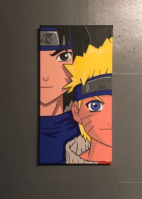 Naruto Double Canvas Anime Canvas Art Mini Canvas Art Anime Canvas