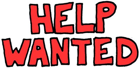 help wanted sign png
