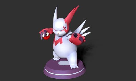 Zangoose Pokemon Fanart 3d Model 3d Printable Cgtrader