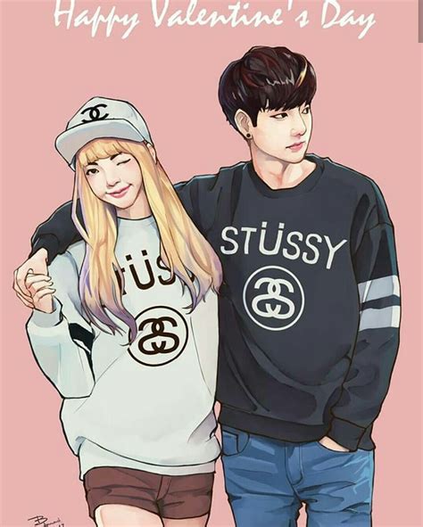 When autocomplete results are available use up and down arrows to review and enter to select. lizkook fanart - lisa jungkook | Desenhos de casais, Casal ...
