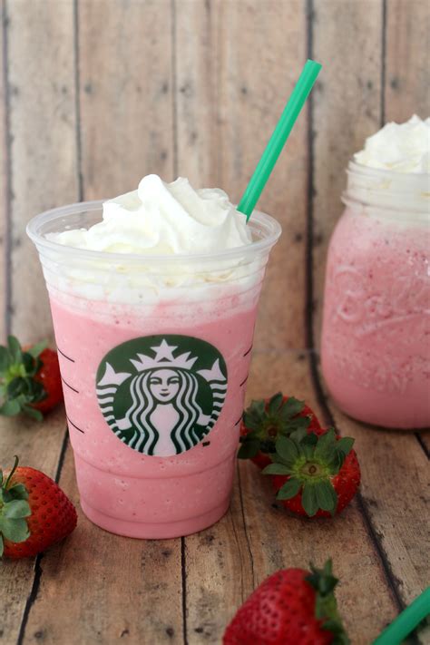 Copycat Starbucks Strawberries And Creme Frappuccino Final 5 All In A