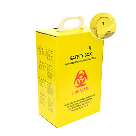 Biohazard Safety Box For Used Syringes And Needles Winnercare