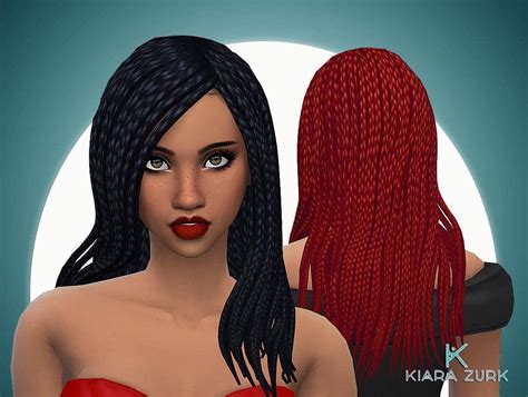 Sims 4 Maxis Match Carmen Hair In 2020 Sims Hair Sims 4 Sims