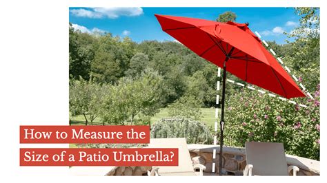 How Do You Measure Patio Umbrella Size At Patio