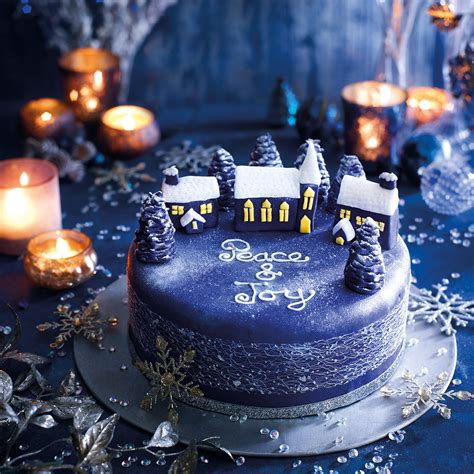 Christmas baking sweets christmas birthday cake cake decorating boy birthday cake special occasion cakes chimney cake cupcake cakes cake. Christmas cake decoration ideas: Silent Night cake - Good ...