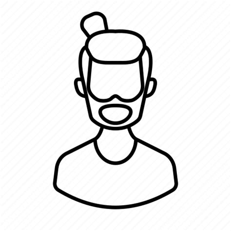 Avatar Beard Boy Man Man Bun Millennial People Icon Download On Iconfinder