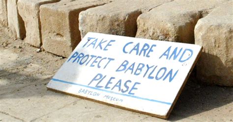 Us Reportedly Damaged Ancient Babylon