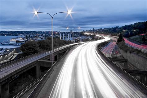 Seattle Traffic Streams [4288 x 2484] | Exposure photography, Streaming