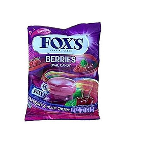 Foxs Crystal Clear Fruits Oval Candy Mix Flavoured Pack Of 5x 125g