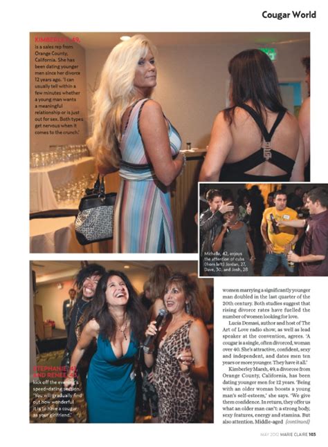 Tearsheet Lauren Greenfield S Cougar Convention In Marie Claire