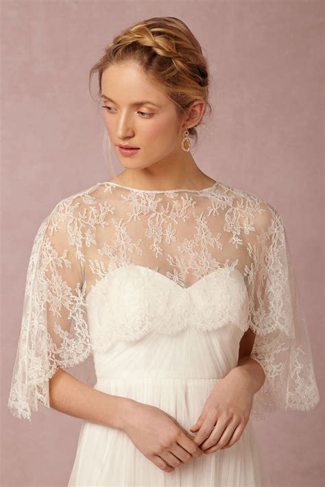 Catelyn Lace Capelet From Bhldn Wedding Dresses Wrap Wedding Dress