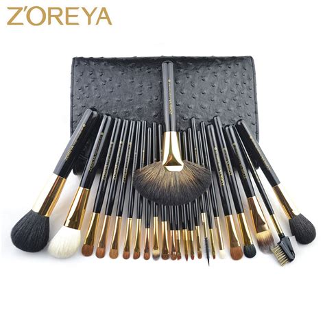 Consequently, hairs collected from wild animals that live in colder climates are preferred because their fur grows thicker and longer. ZOREYA 24 pcs Animal Natural Hair Makeup Brush Set ...