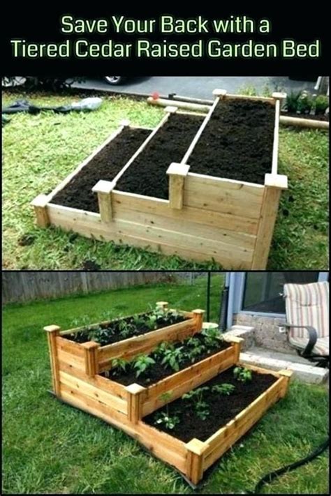 Galvanized nails, keeping the top ends flush. 5 Easy DIY Raised Garden Bed Ideas and Plans - Grow Gardener Blog | Diy raised garden, Cedar ...