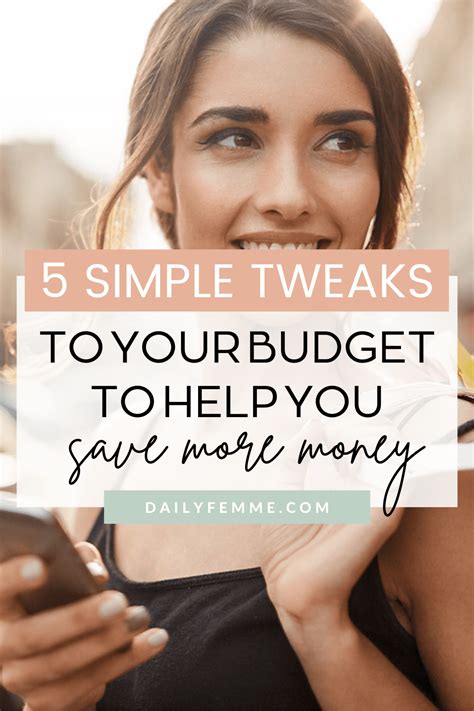 5 Simple Tweaks To Your Budget To Help You Save More Money Hello Brazen