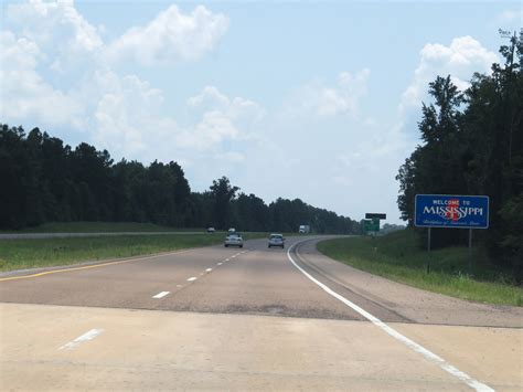 Mississippi Interstate 269 Southbound Cross Country Roads