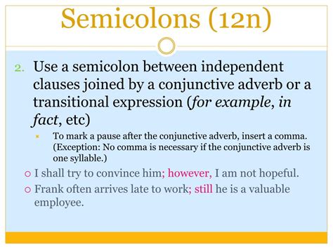 Ppt 9 Grammar Semicolons And Colons Powerpoint Presentation Free