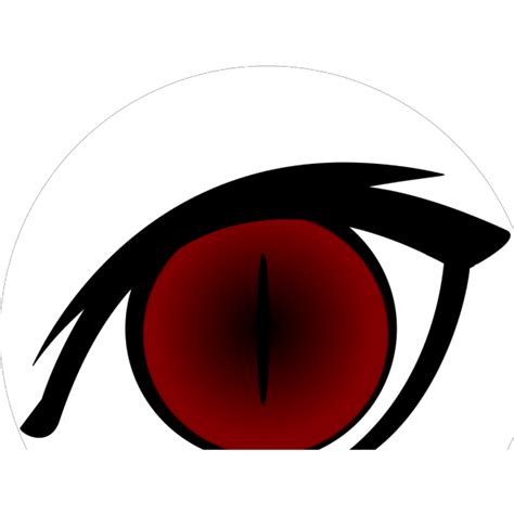 Download Angry Anime Eyes Png Png And  Base