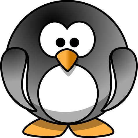 Digital download in png, eps, jpg format. Cartoon Penguin SVG Vector, Cartoon Penguin Clip art - SVG Clipart