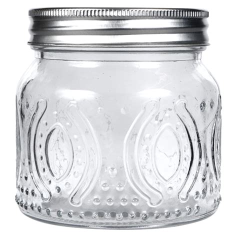 View Embossed Glass Jars With Metal Kitchen Staging Structural Drawing Canning Fruit Small