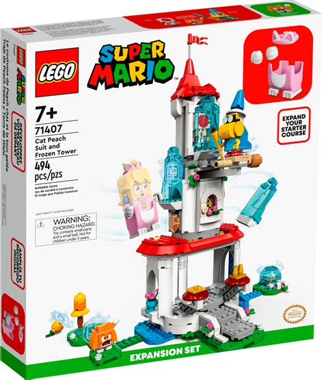 LEGO Super Mario Cat Peach Suit And Frozen Tower Expansion Set Best Deals And Price