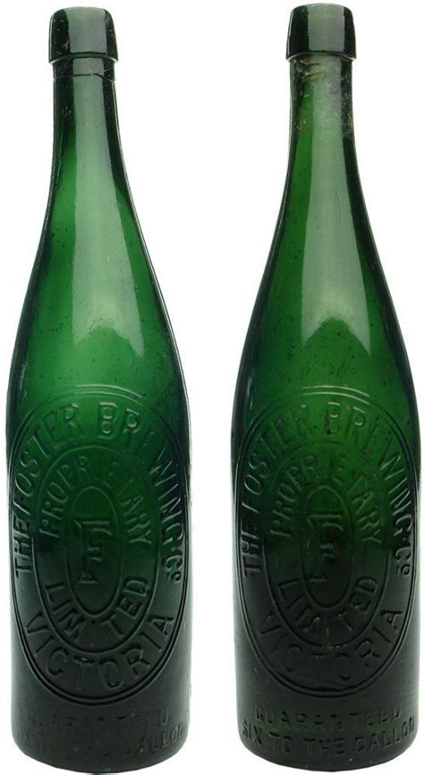 Auction 35 Preview 335 Antique Fosters Beer Bottles Antique