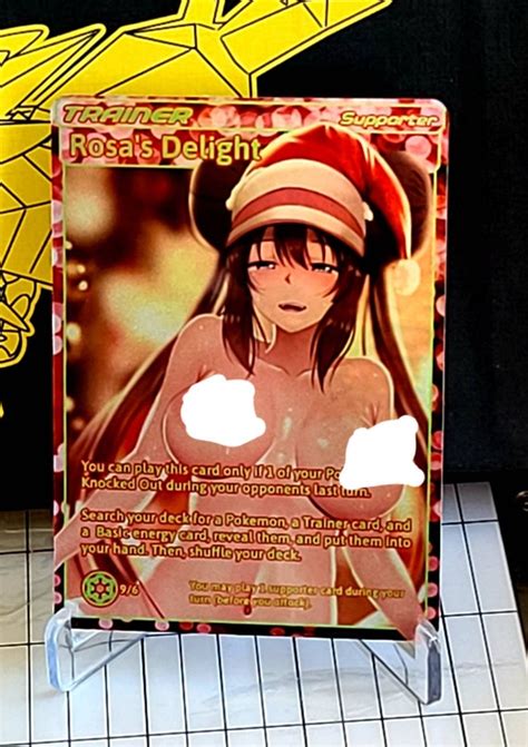 Custom Fan Made Orica Pokemon Card Christmas Rosas Etsy India