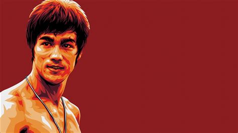 Wallpaper Id 545426 One Person Copy Space Waist Up Bruce Lee