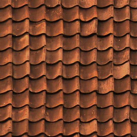 Old Clay Roofing Texture Seamless 03418