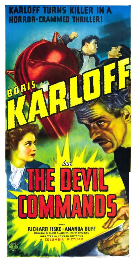Saat ini ads untuk promosi devil judge detail info di poster konfirmasi dm bagi yg telah berdonasi thank you! BLACK HOLE REVIEWS: THE DEVIL COMMANDS (1941) - Boris ...