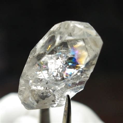 Natural Rare Himalayan Herkimer Diamond Quartz With Rainbow Etsy