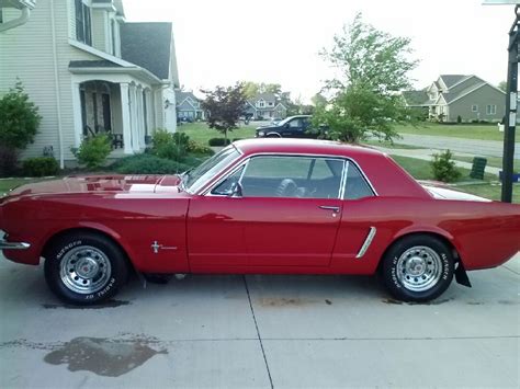 1965 Candy Apple Red Mustang Classic Ford Mustang 1965 For Sale