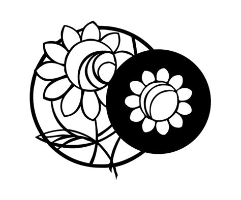 Free Free 166 Sunflower Stencil Svg Free SVG PNG EPS DXF File