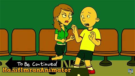 gina gets mad at caillou [credit to haniflmrananimator] youtube