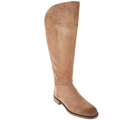 Franco Sarto Suede Wide Calf Tall Shaft Boots Christine Page 1