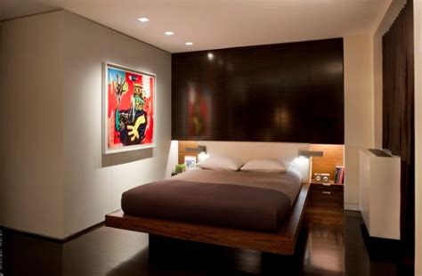 In a small bedroom, wall space is precious and should not be wasted, so don't be afraid to put your bed beneath the window. 60 Stylish Bachelor Pad Bedroom Ideas