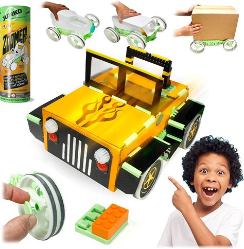Junko Zoomer Toy Car Kit Make Your Own Toy Car Out Of Recycled