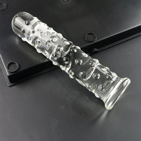 Large Particles Stimulate Adult Sex Toys Huge Big Glass Dildos For