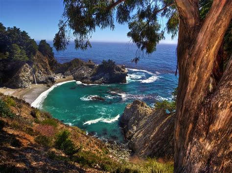 The Gorgeous Mcway Falls Of Big Sur In California