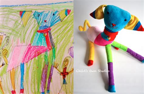 Childs Own Studio The Art Of Softie Making With Childrens Drawings