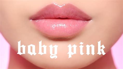 Baby Pink Plumped Glossy Lips Tutorial Youtube